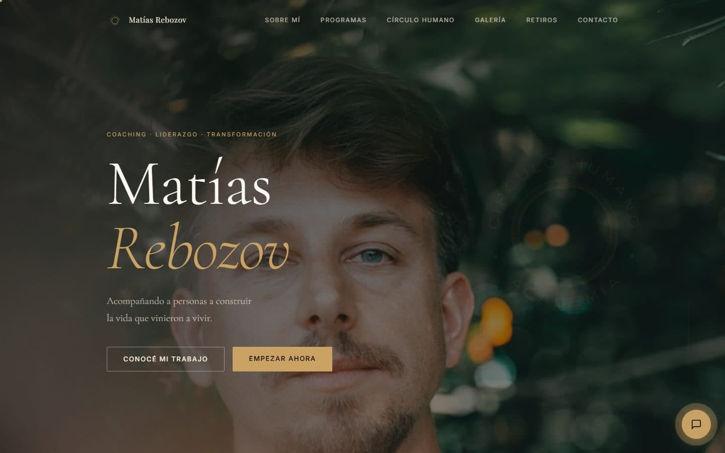 Sitio web de Matías Rebozov
